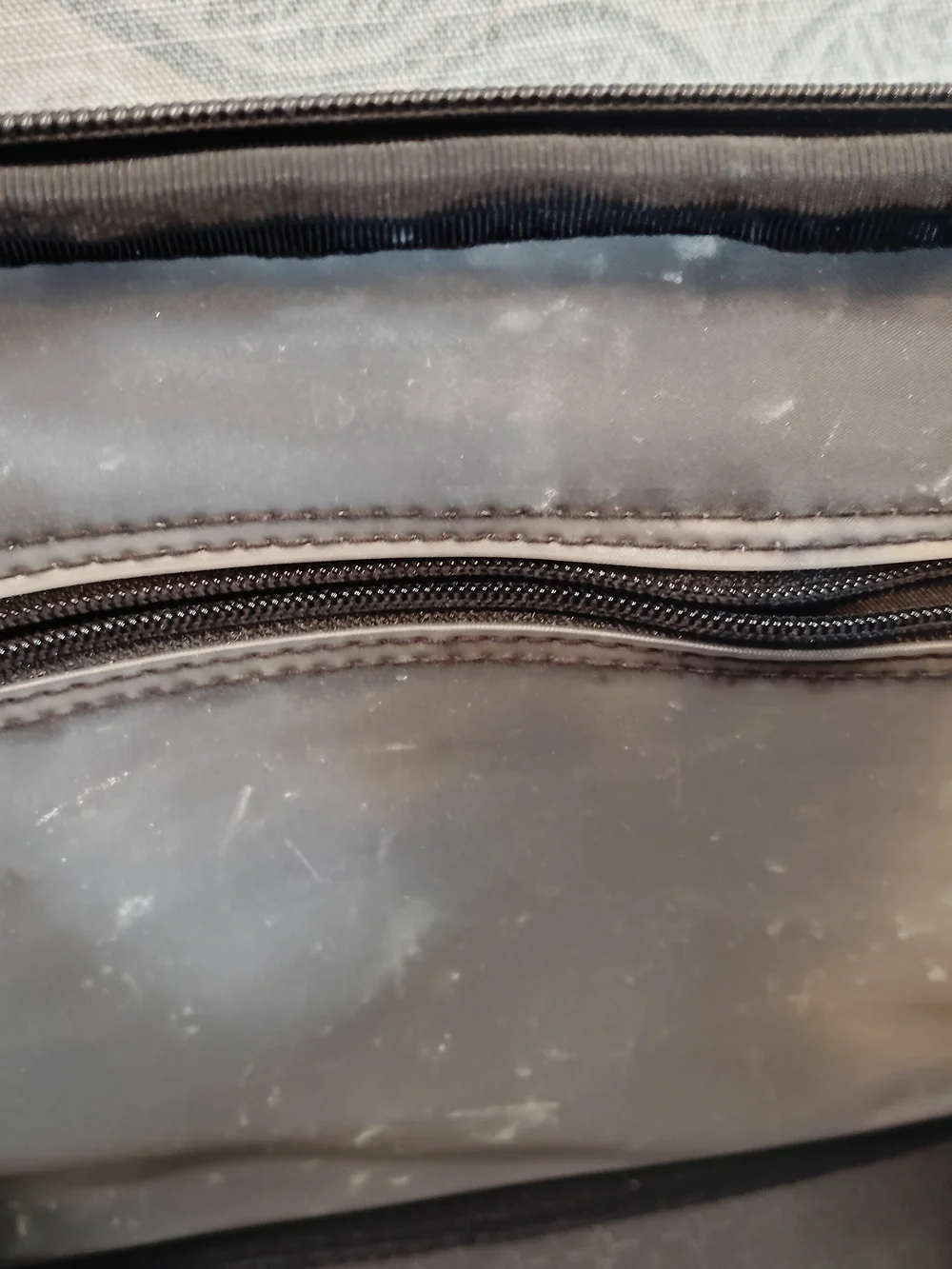 Eddie Bauer Dk Grey&Black Travel/Messenger/Laptop Bag W/Shoulder Strap